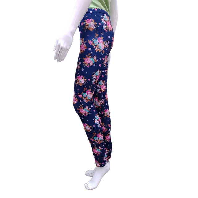 Buy KAYU™ Digital Floral Printed Velvet Leggings for Womens {Pack of 4}  Multicolor 135 at Amazon.in